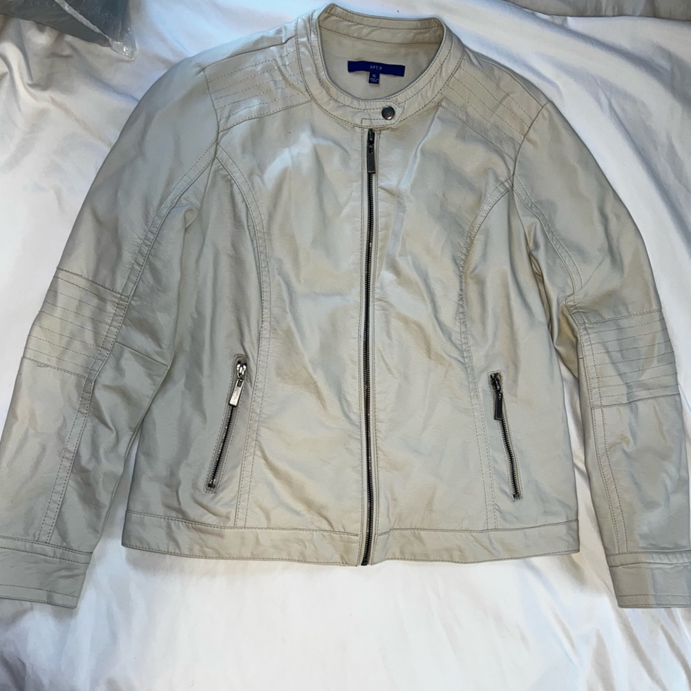 Apt 9 Imitation Leather Jacket
